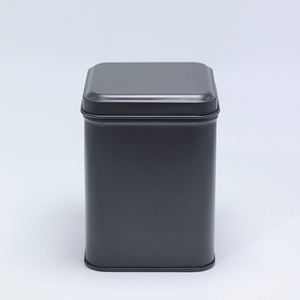 Customized Design square Airtight Tea Tin Canister Food Grade Printing Packing <b>Box</b> Empty sealed square Green <b>Metal</b> Tea Cans - Product Image 4