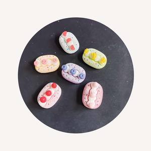 Adornos de Resina para Pasteles, Figuras Planas de Animales, Helados, Cupcakes, Galletas, Cabujones de Resina para Manualidades - Product Image 5