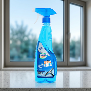 Nettoyant Vitres Shine View 500ml – Liquide Transparent Bleu en Flacon Pulvérisateur / Nettoyant Vitres Shine View Liquide – Sans Traces pour Vitres et Surfaces - Product Image 1