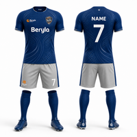 Uniforme de Fútbol Personalizado para Clubes, Diseño de Rugido de Tigre, Sublimación, Secado Rápido, Transpirable, Ropa Deportiva para Equipos, Venta al Por Mayor, Fábrica OEM