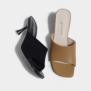 Хит продаж, летние сандалии с котенком и каблуком, обувь из верблюжьей кожи с квадратным носком на каблуке - Product Image 6