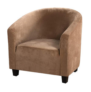 Housse de siège de canapé moderne en polyester, vente en gros d'usine, velours argenté, arc, tout compris, élastique, pour cybercafé, hôtel - Product Image 2