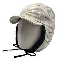 Gorro de felpa de aviador de caza y pesca impermeable de nailon cálido para invierno para hombres y mujeres con orejeras de piel para fiestas deportivas al aire libre