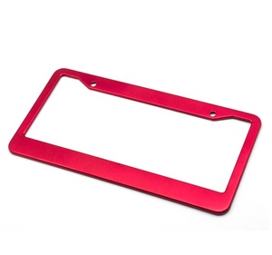 JDMotorsport88, 2 uds., Marcos de matrícula de aluminio para <span class=keywords><strong>coche</strong></span>, cubiertas, soporte, Protector para <span class=keywords><strong>coche</strong></span> de EE. UU. - Product Image 3