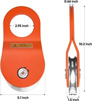 LEADPOWER Treuil robuste 10T avec câble en acier, poulie de récupération UTV 20cm, certifié ISO, kit d'outils d'urgence pour camion/tracteur