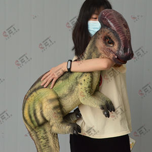 หุ่นไดโนเสาร์แบบกำหนดเองได้ หุ่นมือไดโนเสาร์เด็กเหมือนจริง สำหรับความบันเทิงและการแสดง ขายดีจากโรงงาน - Product Image 6