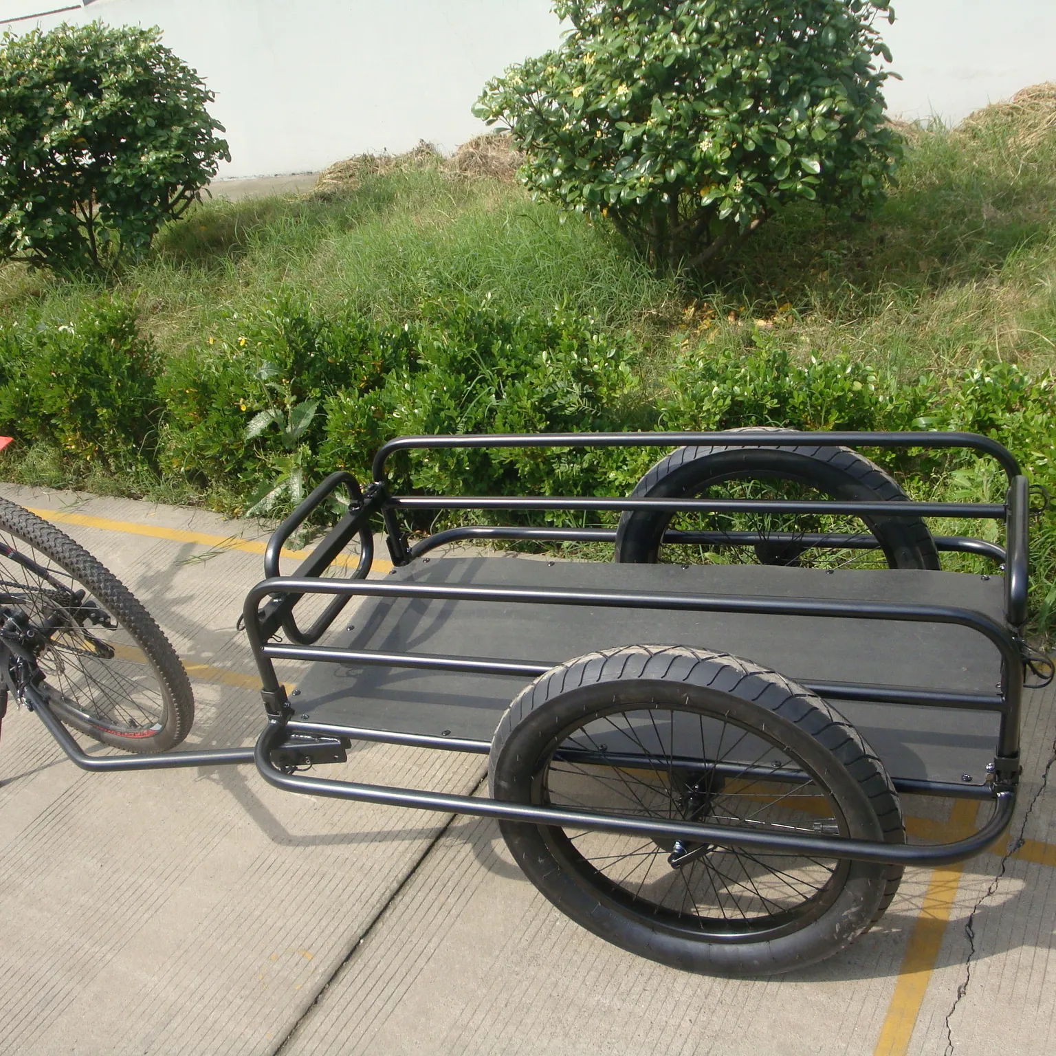 थोक बड़े साइकिल कार्गो ट्रेलर Foldable बाइक सामान ट्रेलर 20318