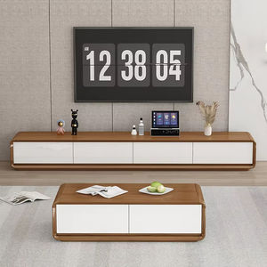 <span class=keywords><strong>Meuble</strong></span> <span class=keywords><strong>TV</strong></span> Moderne en Bois Massif Style Tendance Design Classique avec Fonction Réglable pour Chambre à Coucher et Hôpital - Product Image 1