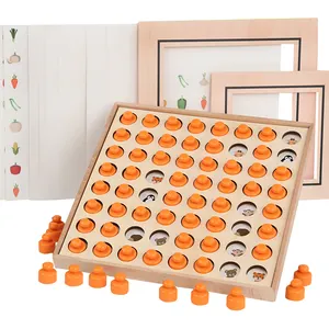 Jeux de société de mémoire jouets éducatifs en bois enfants pensée logique formation éducation précoce illumination jouets parent-enfant