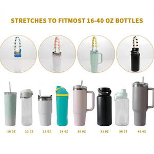 Nouveaux accessoires pour gobelets 2026 : Anneau de suspension en silicone pour bouteille d'eau et porte-gobelet - Product Image 2