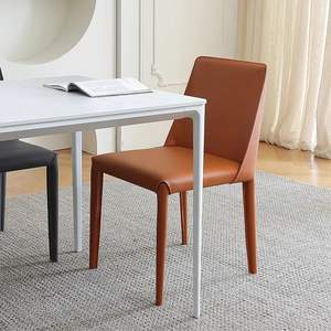 Modern Minimalist Dining Chair With Backrest For Living Room Adult Use - Product Image 4