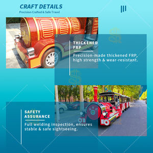 รถไฟไร้ราง<span class=keywords><strong>พลังงาน</strong></span><span class=keywords><strong>แสงอาทิตย์</strong></span> ใช้แบตเตอรี่  ใช้งานเป็นมิตรกับสิ่งแวดล้อมสำหรับสวนสนุก  ประหยัดพลังงานและต้นทุนการดำเนินงานต่ำ - Product Image 4