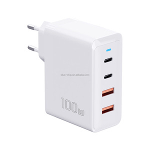 Phổ cổng sạc Adapter máy tính để bàn <span class=keywords><strong>Dock</strong></span> di động Phụ kiện đa kép nhanh chóng phí điện thoại di động USB C 100W gan sạc - Product Image 6