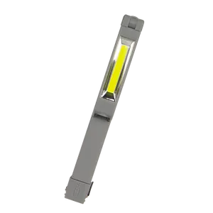 AAA Batterie Stift form COB Clip auf Kunststoff tragbare Taschenlampe Arbeits licht Cob Pen Taschenlampe mit Magnet