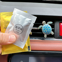 Mignon Tortue De Voiture Vent Clip Désodorisant En Alliage Rétro Design Diffuseurs D'arôme Rechargeable De Voiture désodorisant