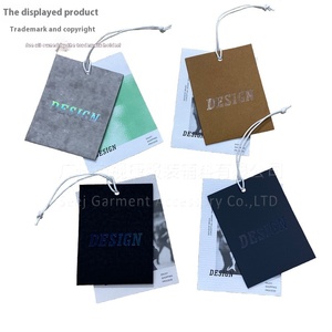 Tùy chỉnh thân thiện với môi giấy đặc biệt treo <span class=keywords><strong>Tag</strong></span> cho hàng may mặc dập nóng in màu với thương hiệu - Product Image 5