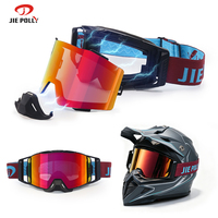 Masque de motocross à fixation magnétique rapide avec double lentille et protection PC pour les pilotes professionnels et les marques d'équipements de motocross OEM