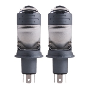 Sanvi 12V Mini LED Lens H4 Car Lamp Plug and Play Low High Beam LED Headlights - Product Image 1