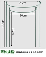 Vente en gros en usine Piquet de support de plante Piquet de support de tige unique Anneau de support de cage de plante Piquet de jardin en acier inoxydable