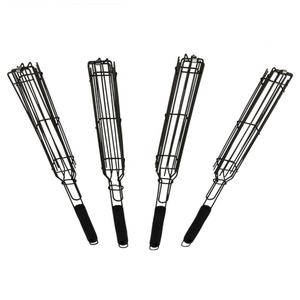 Oneup — ensemble de panier de cuisson <span class=keywords><strong>Kebab</strong></span> antiadhésif, avec poignée, pour Grill d'extérieur, accessoires pour le Camping, 4 pièces - Product Image 1