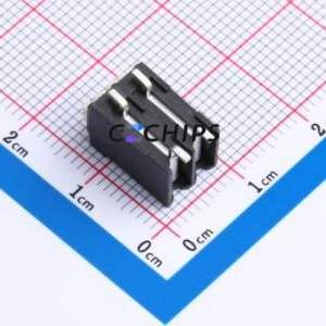 JL212R-SMT-35002BP1 Spring Terminal Block SMD,P=3.5mm Connector ( Construction: 1x2P )( Pitch: 3.5mm )( Color: Black ) - Product Image 2