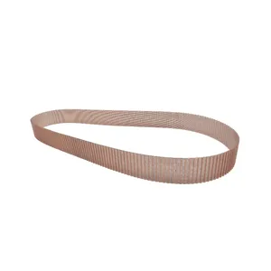 Bando Polyurethane T5- 990 330 10mm, PU sabuk waktu tanpa kelim untuk mesin jahit pola terkomputerisasi otomatis