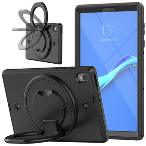 Repose-main pour ordinateur portable, 10.3 pouces, avec sangle d'épaule, étui en TPU pour Lenovo Tab M10 HD Plus 2ème génération, 2020 <span class=keywords><strong>X606F</strong></span> - Product Image 1