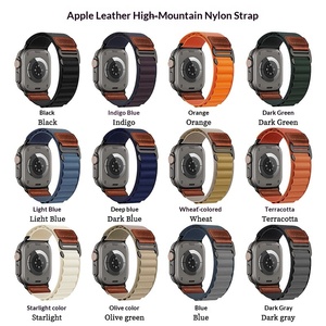 Bracelet Alpine Loop en cuir vintage Upro pour Apple Watch Series 11 10, bracelet sport en nylon robuste pour IWatch Ultra 3 2 1 - Product Image 2