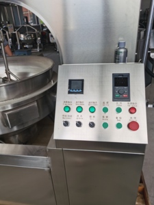 300L thép không gỉ chảo, tự động hành tinh khuấy chảo, Gas sưởi ấm Tương Ớt nước sốt, thịt bò Nước Sốt nấu ăn Pan - Product Image 3