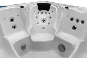 Bañera de hidromasaje para 5 personas, spa familiar sexy, bañera de hidromasaje acrílica, portátil, Led, chorro de aire, Whirlpool - Product Image 5