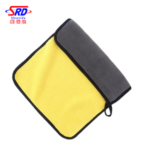 Usine de chine longue peluche sans bord corail polaire séchage de voiture serviette en microfibre avec poids 800Gsm 600Gsm 500Gsm - Product Image 4