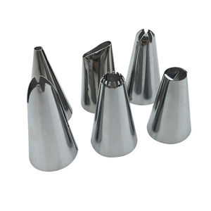 Juego de 8 Boquillas de Acero Inoxidable para Decoración de Pasteles, Herramienta para Decorar Pasteles con Bolsa de Repostería de Silicona - Product Image 5