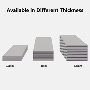 Nóng Bán Vật liệu cách nhiệt yếu tố <span class=keywords><strong>Pad</strong></span> 1W 2W 3W 6W 8W 10W 12W 0.5 ~ 20mm dày Silicone dẫn nhiệt <span class=keywords><strong>Pad</strong></span> cách điện miếng đệm - Product Image 2