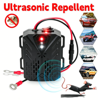 Répulsif à ultrasons étanche 12V contre les martres avec capteur de vibration, détection automatique et flash LED pour moteur de véhicule