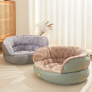Luxus wasserdichtes Katzen bett Neues Design Hunde bett Benutzer definiertes Logo Plüsch Hunde katzen bett - Product Image 1