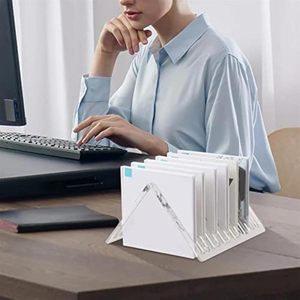 แท่นยึดจัดแสดงแผ่นเสียงไวนิลอะคริลิกทรงสามเหลี่ยมใสดีไซน์ทันสมัย - Product Image 6