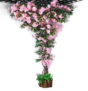 Artificial Flowers Indoor Holiday Wedding Decorations Greenery Vines Wisteria Wisteria Cherry Blossom Trees