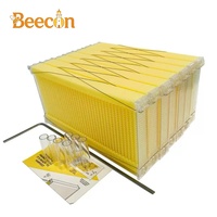Neuer Beecon PP Automatischer Selbstfließender Honig 7 Bienenstock-Rahmen-Set Imkerei-Ausrüstung mit 3 Monaten Garantie