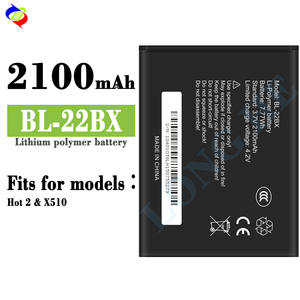 Infinix Hot 2 X510 BL-22BX V cep telefonu mAh için 3.7 2100 pil - Product Image 3