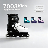 Patins à roulettes agressifs pour enfants COUGAR MZS7003, botte en fibre de verre, roues PU 58 mm 88A, montage UFS, patins à roulettes de stunt pour garçons et filles