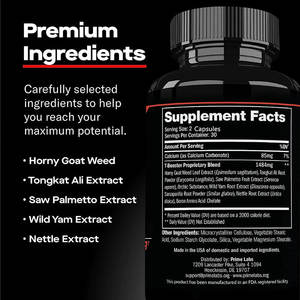 OEM/ODM Herren Kräuter ergänzungen Erwachsene männliche Enhancer mit Maca und Eurycoma Longifolia Herren Ausdauer stärke Ergänzungen - Product Image 4