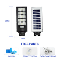 Lampadaire Solaire LED SMD Extérieur Tout-en-un Intégré IP65 1800W 3600W