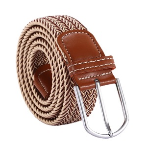 <span class=keywords><strong>Ceinture</strong></span> unisexe personnalisée pour hommes et femmes en polyester/coton, tissée en tissu tricoté, <span class=keywords><strong>élastique</strong></span>, avec boucle en alliage, largeur de 3 à 4 cm - Product Image 5