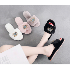 <span class=keywords><strong>Pantofole</strong></span> Personalizzate All'Ingrosso Carine in <span class=keywords><strong>Peluche</strong></span> Slipper da <span class=keywords><strong>Donna</strong></span> con Stampa Animale, Pantofola Natalizia in <span class=keywords><strong>Peluche</strong></span> Kawaii per Casa e <span class=keywords><strong>Donna</strong></span> - Product Image 3