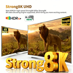 Boîtier TV Android 12 STB OTT, 12 Go de RAM, 24 Go de ROM, Bluetooth, Wi-Fi double bande, Quad-core, 8K 120fps, Lecteur multimédia Portal, Garantie 12 mois, Prise UK - Product Image 3