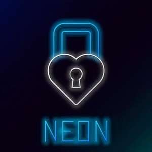 Letrero de Neón Personalizado 'Love in Castle', Letrero de Neón para Habitación de Niña, Castillo con Candado y Amor, 40*31.8cm, 5.79*4.6 pulgadas - Product Image 3