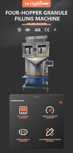 Machine de remplissage automatique à double trémie de haute précision en acier inoxydable 304 de qualité alimentaire pour céréales, sel, noix, garantie 1 an - Product Image 4