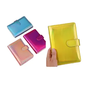 A6 Binder Notebook Kulit Pu, Isi Ulang 6 Ring Binder Cover Longgar Leaf Binder Planner Cover Jurnal Organizer