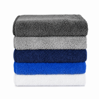 Serviette en microfibre à double face torsadée multicolores, super absorbante, sans danger pour la peinture, chiffon de lavage de voiture, logo personnalisé