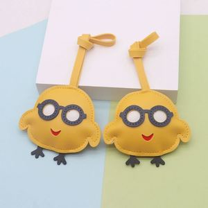 Llavero de Animal Bonito y Duradero de Cuero PU Amarillo Impermeable, Colgante para Bolso, Regalo Promocional, Venta Caliente - Product Image 2